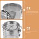 thumbnail image 4 of Phenofice De Condimentos Reutilizable De Acero Inoxidable Para Olla Compacto, 4 of 6