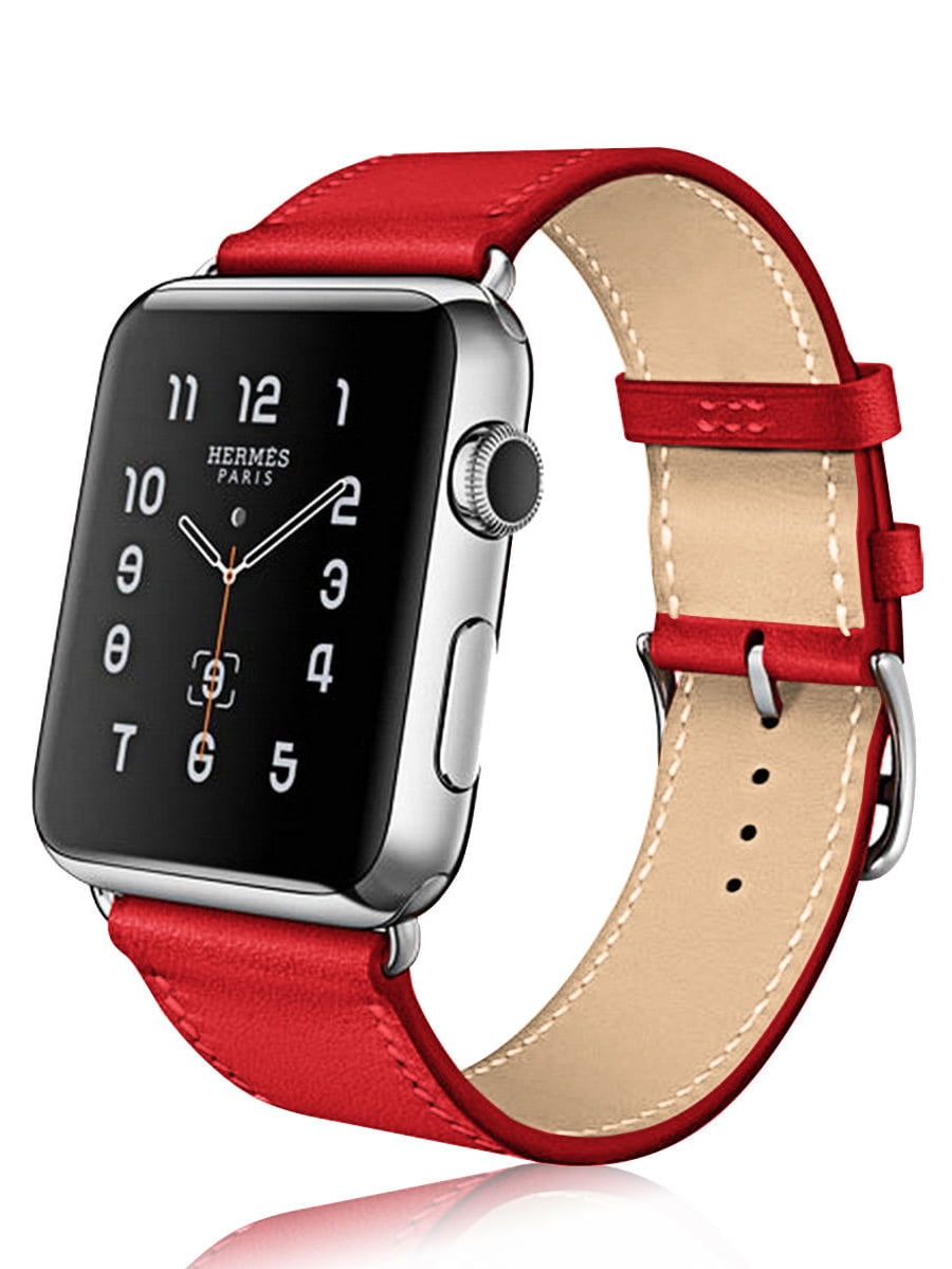 Mignova - For Apple iWatch 38MM Band, Mignova Genuine Leather Strap