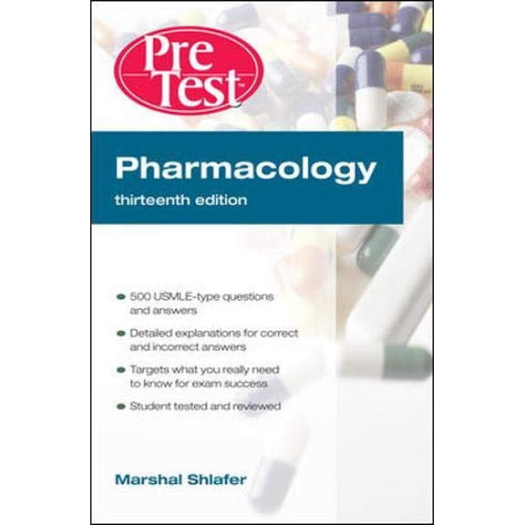 Pre-Owned Pharmacology: PreTest Self-Assessment and Review, Thirteenth Edition (PreTest Basic Science) (Paperback) 0071623426 9780071623421