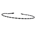 thumbnail image 2 of Diadema ondulada Unisex negra 2 uds antideslizante shamjiam Diadema ondulada de acero de primavera, 2 of 9