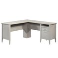 thumbnail image 1 of Sauder Larkin Ledge Engineered Wood L-Desk in Glacier Oak Finish, 1 of 14