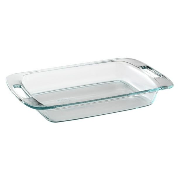 Pyrex® Easy Grab Glass Baking Dish, Red Lid, 3 Quart