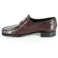 thumbnail image 4 of Mens Florsheim Shoes Como Black Cherry Leather Dressy Slip On 17089-18, 4 of 7
