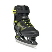 ROLLERBLADE Mens Bladerunner Igniter Black/Lime Ice Skates, Size: 10