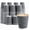 Gray-8 oz, variant on Disposable Paper Cups Gray 8 oz for Hot and Cold Beverages