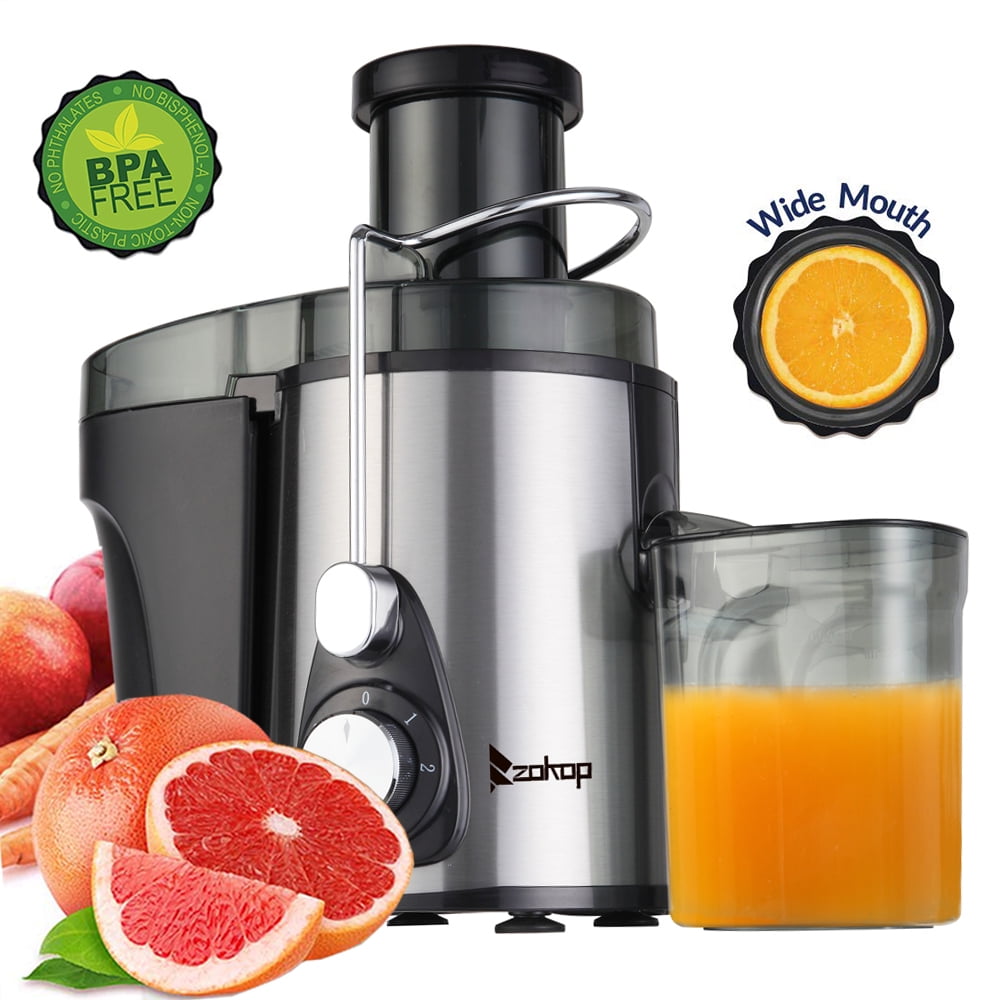 3 Adjustable Speed Stainless Steel for Whole Fruit Vegetable Orange Citrus Gimify Juicer Machines 75MM Large Feed Chute Large Gimify Electric Juice Extractor Lemon Squeezed 600W Quiet Motor 