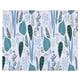 thumbnail image 5 of Cortina de ducha estampada, cortina de baño con estampado de hojas verdes y flores, cortina de ducha de alta capacidad, 5 of 12