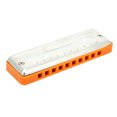 thumbnail image 1 of AMONIDA Blue Harmonica, Waterproof Strong Cute Harmonica, Abs Resin Material For Professional Beginners, 1 of 8