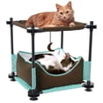 thumbnail image 5 of Kitty City Claw Mega Kit de muebles para gatos Interiores y exteriores para Dormir Perrera al Aire libre, 5 of 5