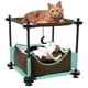 thumbnail image 5 of Kitty City Claw Mega Kit de muebles para gatos Interiores y exteriores para Dormir Perrera al Aire libre, 5 of 5