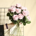 thumbnail image 3 of wirlsweal Imitation Rose No-watering Realistic No Withering Anti-fade Long Lasting DIY Wedding Home Decoration Cloth Artificial Rose Home Supplies, 3 of 10