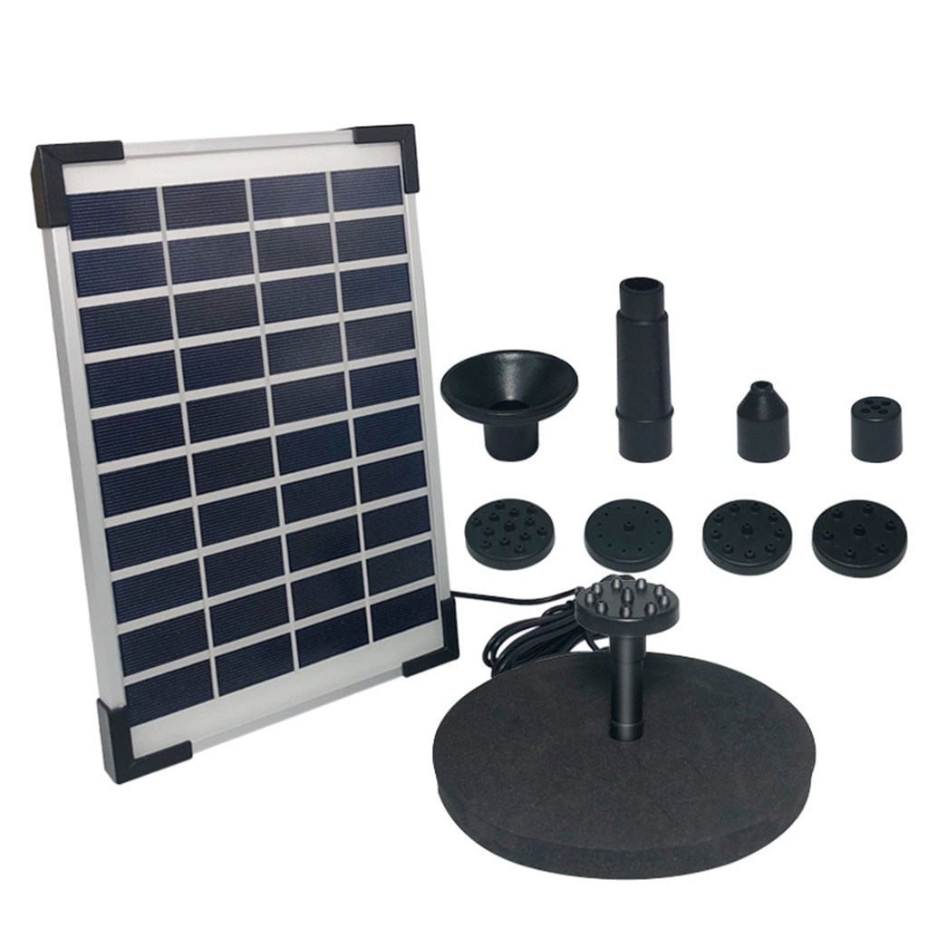 LSLJS Solar Water Panel Power Geyser Pump Kit Pool Garden Pond