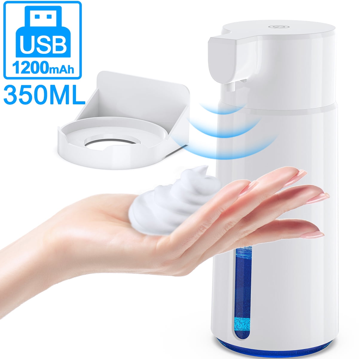 Touchless Soap Dispenser, USB Rechargeable Automatic Foaming Soap
