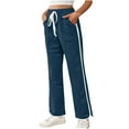 thumbnail image 6 of RQYYD Wide Leg Sweat Pants for Womens High Waisted Baggy Sweatpants Casual Drawstring Workout Pants with Pockets, 6 of 6