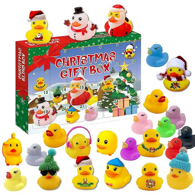Christmas Little Yellow Duck Toys Blind Box Christmas Calendar Blind Box Christmas Countdown Blind Box Chris