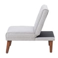 thumbnail image 5 of Trilenars Comfy Mini Couches, 28.50 x 31.00 x 28.50in Armlessness Sofa Couches, Load Capacity 300 Lbs Small Recliner Futon Chair For Living Room Apartment Office, 5 of 7