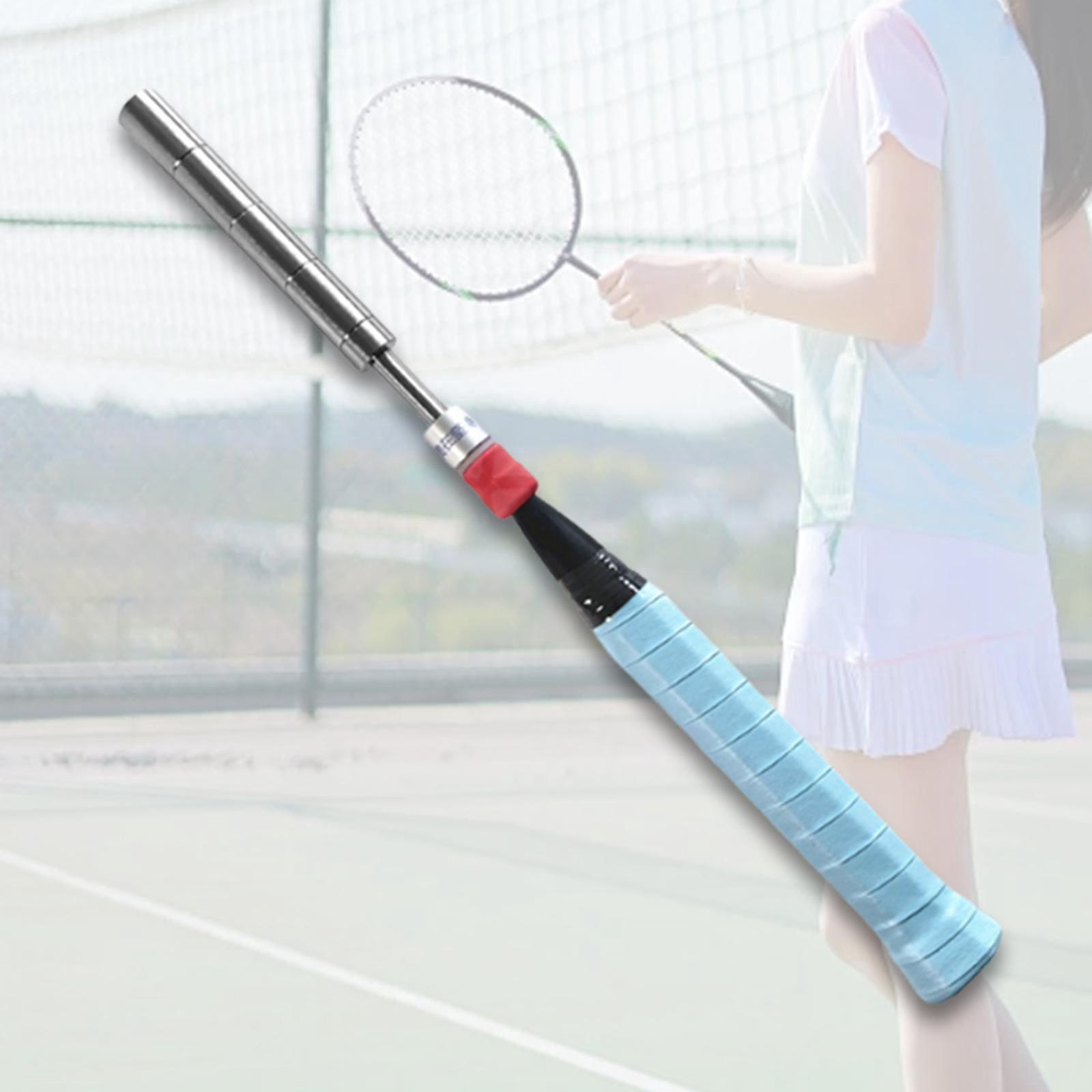 Dualoai Badminton Racket Swing Trainer Adjustable Weight Warm up Stick for Beginners 300g