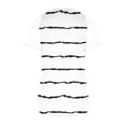 thumbnail image 3 of Birdeem Fashion Womens Plus Size Cutout Asymmetric Lace Short Sleeve T-Shirt V-Neck Tops, 3 of 5