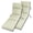 Off-White, variant on Comfort Classic Channeled Indoor/Outdoor Sunbrella Chaise Lounge Cushion - Set of 2