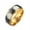 Gold, variant on Yellow Gold Plated 8mm Tungsten Carbide Mens Ring Men Wedding Band Man Ring