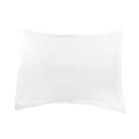 Delfina White Cotton Standard Sham 20" x 26"