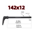 thumbnail image 3 of Broche de Vélo en Alliage d'Aluminium, Moyeu de Roue Arrière, Fourche, Cadre de Vélo, Brochettes, Réparation de Cyclisme, Léger, Réutilisable, Pièce MTB 168mm, 3 of 8