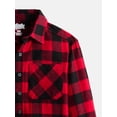 thumbnail image 2 of Wonder Nation Boys' Flannel Shirt with Long Sleeves, Sizes 4-18, 2 of 3