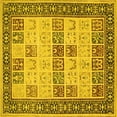 thumbnail image 1 of Ahgly Company Indoor Square Persian Yellow Traditional Area Rugs, 8' Square, 1 of 4