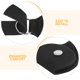 thumbnail image 3 of HEALEEP 4Ud Fijador De Para Guitarra Correa Retro Negro Con Bolsa Para Púas Portátil, 3 of 7
