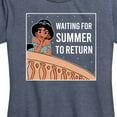 thumbnail image 3 of Disney Princess - Waiting For Summer - Women's Short Sleeve Graphic T-Shirt, 3 of 5