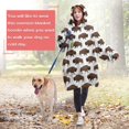 thumbnail image 4 of White Buffalo Pattern Wearable Oversized Blanket,Wearable Blanket Hoodie for Adults,Cozy Hooded Blankets with Super Pockets,Super Warm Fuzzy Pullover for Women & Men, 4 of 6