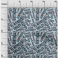 thumbnail image 2 of oneOone Cotton Flex Light Blue Fabric Text Fabric For Sewing Printed Craft Fabric By The Yard 40 Inch Wide, 2 of 5