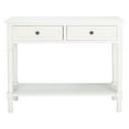 thumbnail image 2 of SAFAVIEH Tate 2-Drawer Rectangle Console Table, White, 2 of 7