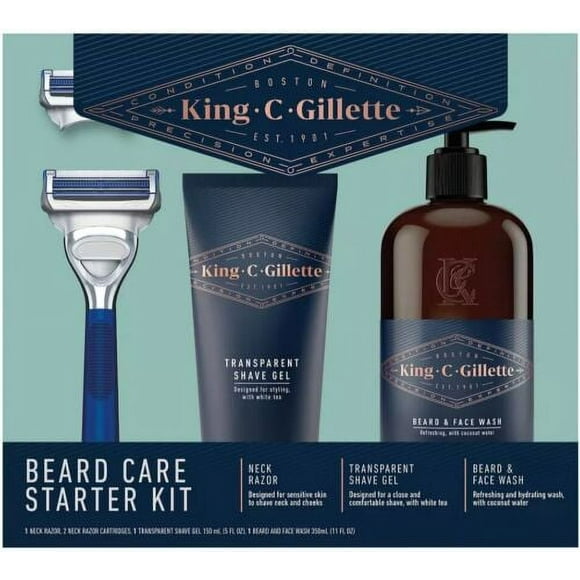 King C. Gillette Shave Care for Men Beard Care Starter Set