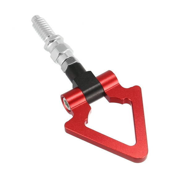 Car Racing Front Rear Bumper Screw on Tow Hook Trailer Triangle Ring for BMW 3 5 7 Series Z3 Z4 for Mini Cooper Red