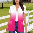 thumbnail image 2 of Camiseta de Cuello Redondo de Color Sólido Casual de Ajuste Suelto con Poliéster Suave, Camiseta de Verano para Uso Diario en Casa O Trabajo, 2 of 8