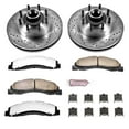 thumbnail image 3 of PowerStop Front Z36 Truck & Tow Carbon-Fiber Ceramic Brake Pad and Drilled and Slotted Rotor Kit Fits: FORD Select Models K4716-36, 3 of 9