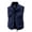 Dark Blue, variant on Mens Multi-Pocket Utility Cargo Vest Outdoor Loose Fit Mesh Lined Vest Functional Camping Fishing Lightweight Sleeveless Jackets
