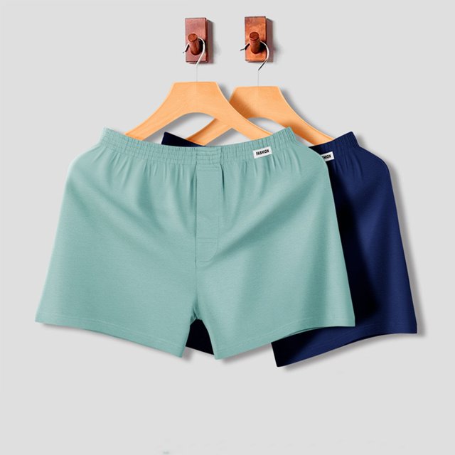 Man Fashion Solid Color Sleeping Pants Loose Shorts Pajamas Shorts