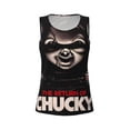 thumbnail image 4 of Lsque Chucky Printed Workout Tank Tops for Women, Athletic Sports Tank Tops, Compression Sleeveless Dry Fit Shirts,Sleeveless Yoga Shirt-Large, 4 of 9