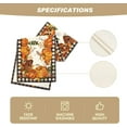 thumbnail image 5 of SM-XLHN Buffalo Plaid Pumpkins Mushrooms Birdhouse Leaves Table Runner, Seasonal Fall Harvest Vintage Kitchen Dining Table Decoration for Indoor Outdoor Home Party Decor 13 x 72 Inch, 5 of 6