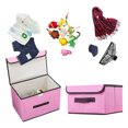 thumbnail image 3 of MOPOOR Storage Box Foldable Clothing Storage Box Case for Closet, Bedroom, Home,Fabric Decorative Storage Box Cube Organizer Container Baskes with Handles Divider for Bedroom Closet Living Room, 3 of 6