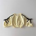 thumbnail image 4 of Hiijoy Toddler Girls Outfits Long Sleeve Bowknot Sweatshirt Pants 2Pcs Set, Sizes 4-5T, 4 of 4