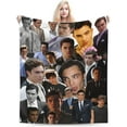 thumbnail image 6 of Chuck Bass Fleece Blanket for Couch - Throw Blanket Lightweight Ed Westwick Merch Super Soft Cozy Luxury Bed Blanket Microfiber and Throws for Sofa, 6 of 7