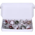 thumbnail image 2 of KOMI 10-Pack 3.14" Clear Plastic Fillable Shatterproof Christmas Tree Ball Ornaments for Holiday Decor, 2 of 6