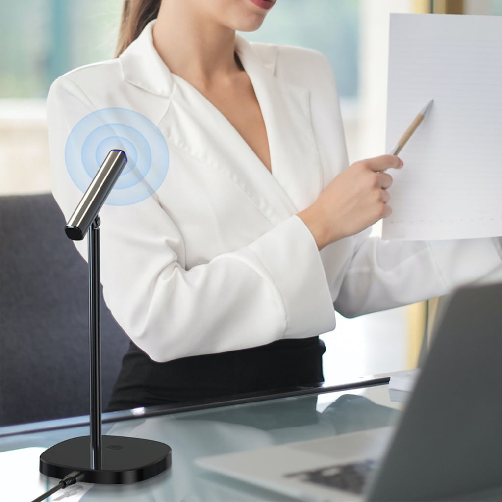 Computer Microphone Plug &Use Desktop Omnidirectional Condenser Laptop Mic Perfect for Video Conferencing, Dictation