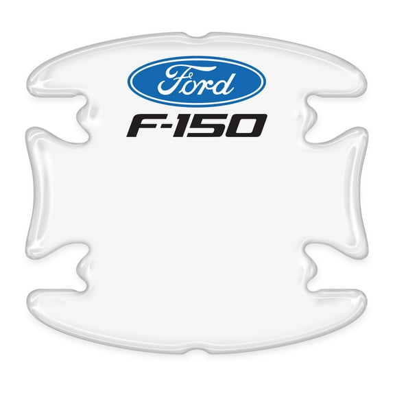 iPick Image for Ford F-150 Universal Car Door Handle Cup Protector Clear Decal Stickers, Pair, Official Licensed