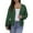 Dark Green, variant on VERABENDI Women's Casual Cardigan Long Sleeve Front Open Lightweight Rhombic Grid Knit Sweaters,S-2XL