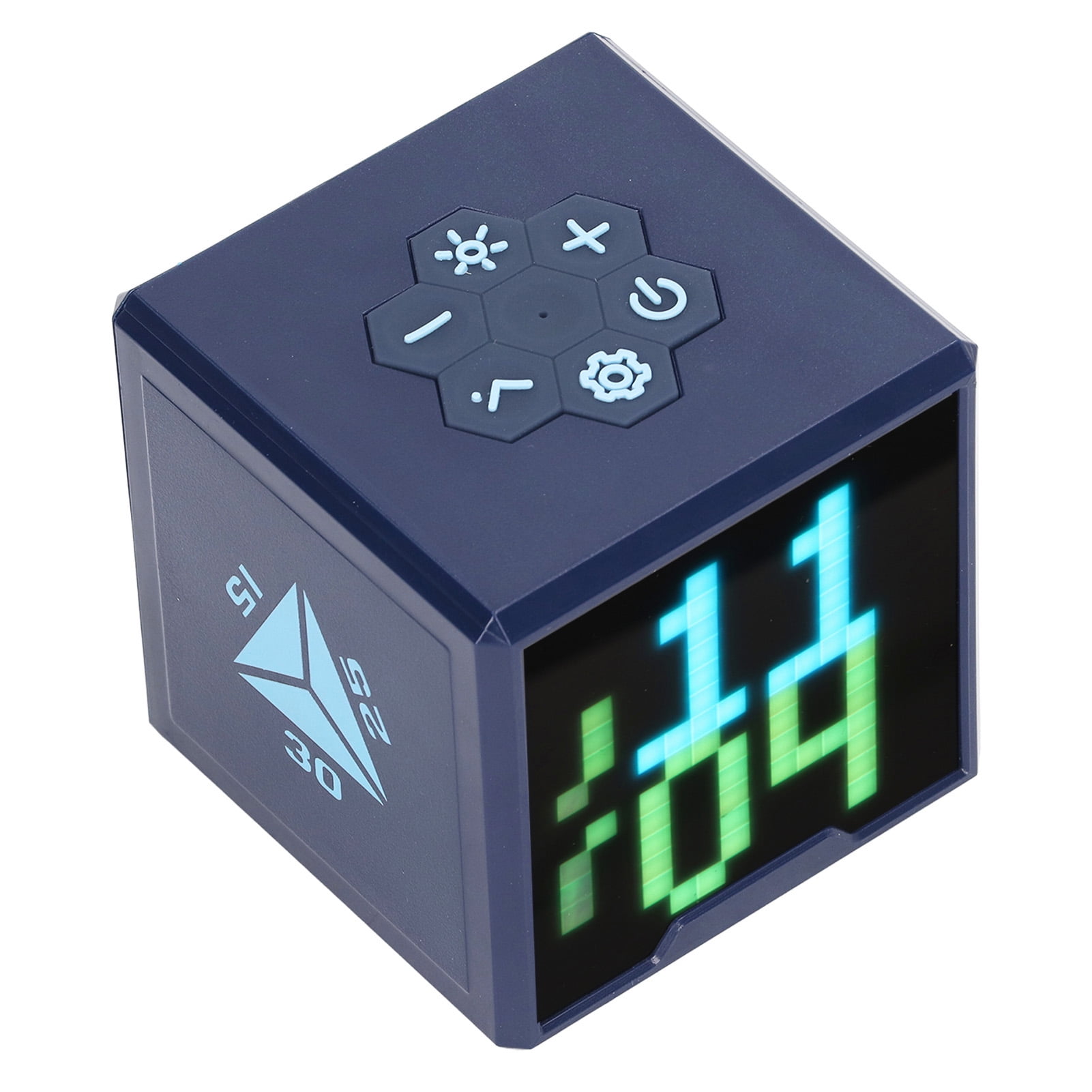 RGB Digital Alarm Clock, Multifunction Temperature Art Alarm Clock For