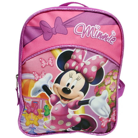 Girls Disney Minnie Mouse Mini Backpack Pink - 0